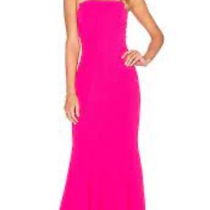 Beautiful bright pink JILL BY JILL STUART mermaid gown - EXCELLENT condition!